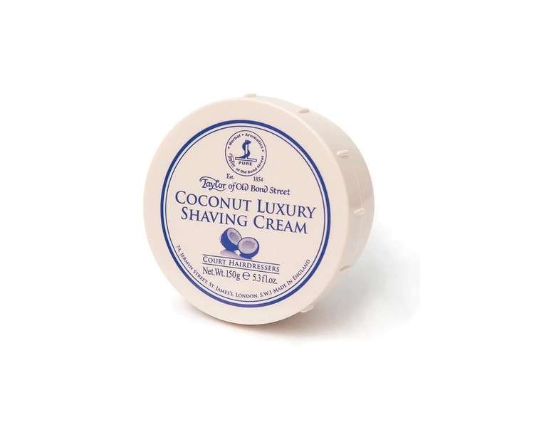 Taylor of Old Bond Street Coconut Shaving Cream 150g