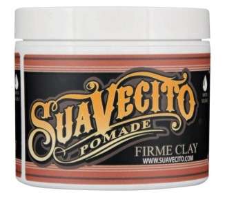 Suavecito Pomade Firme Clay Strong Hold Hair Clay for Men 4oz/113g