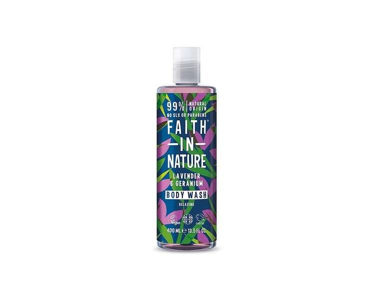 Faith in Nature Lavender and Geranium Body Wash 400ml