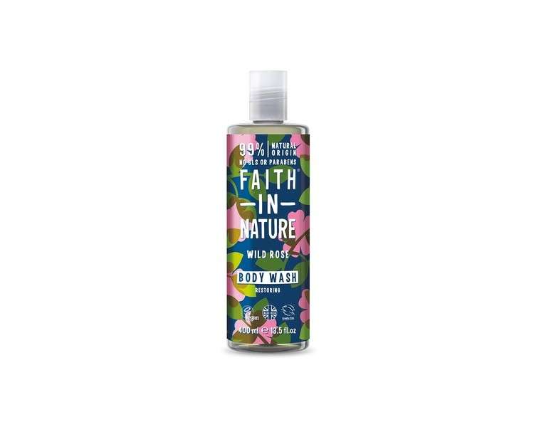 Faith in Nature Natural Wild Rose Shower Gel 400ml