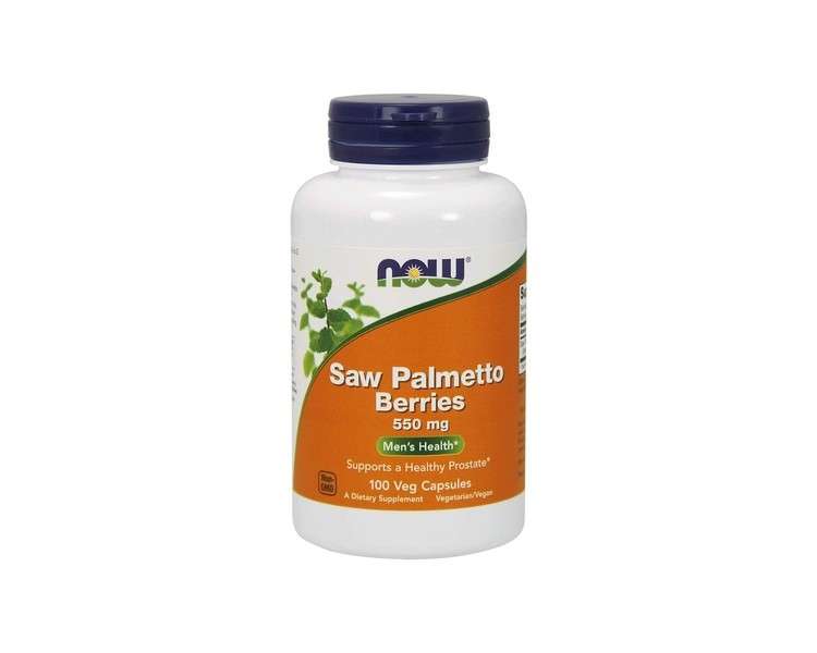 Now Foods Saw Palmetto 550mg 100 Vcaps