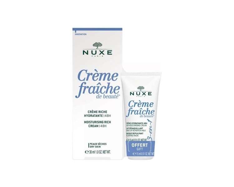 Nuxe Moisturising Rich Cream 30ml + 3 in 1 Multi-Purpose Cream 15ml