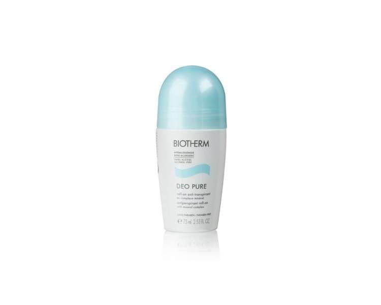 Biotherm Deo Pure Roll On Deodorant Roller 75ml