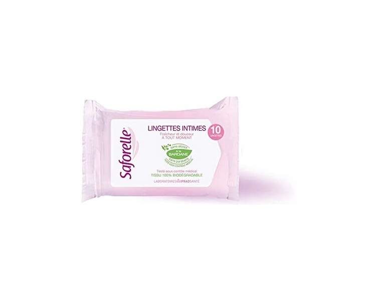 Saforelle Ultra Gentle Intimate Wipes 10 Wipes