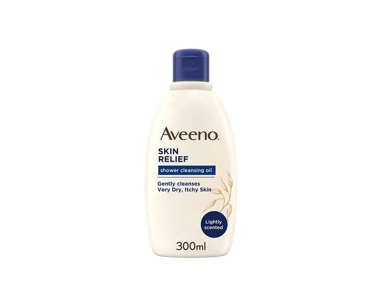 Aveeno Skin Relief Bath and Shower Oil Cleanser 300ml