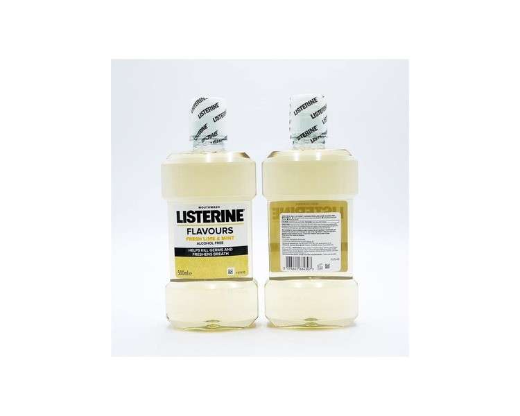 Listerine Fresh Lime & Mint Mouthwash 500ml