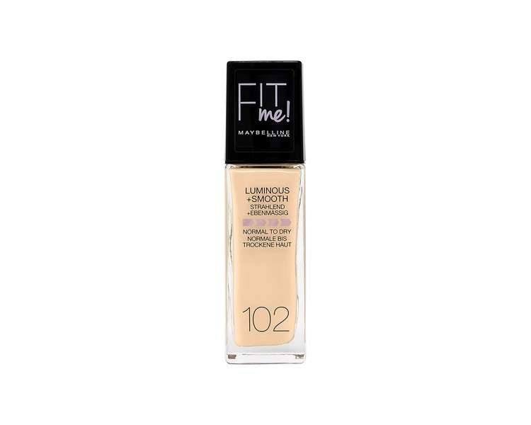 Maybelline New York Fit Me! Make-Up Foundation with SPF18 102 Fair Ivory 30ml