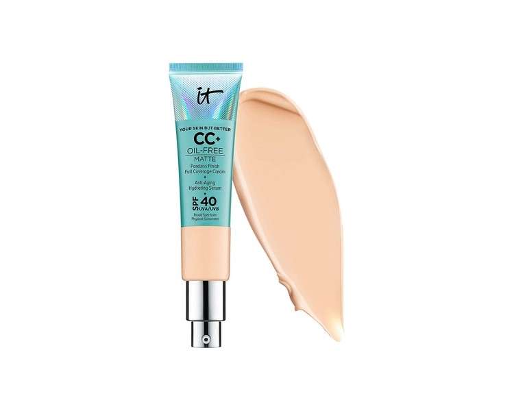 IT COSMETIC Your Skin But Better CC Cream Oil-Free Matte with SPF 40 Light Medium