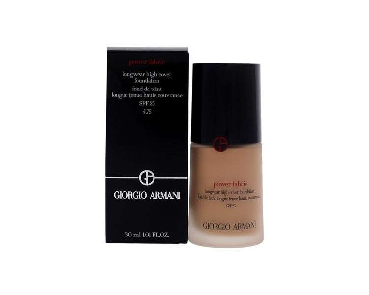 Giorgio Armani Power Fabric Longwear High Cover Foundation SPF 25 1oz - Shade 4.75 for Women