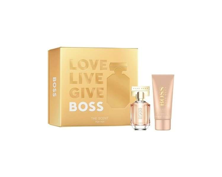 Hugo Boss The Scent For Her Gift Set Eau De Parfum 50ml + Body Lotion 100ml