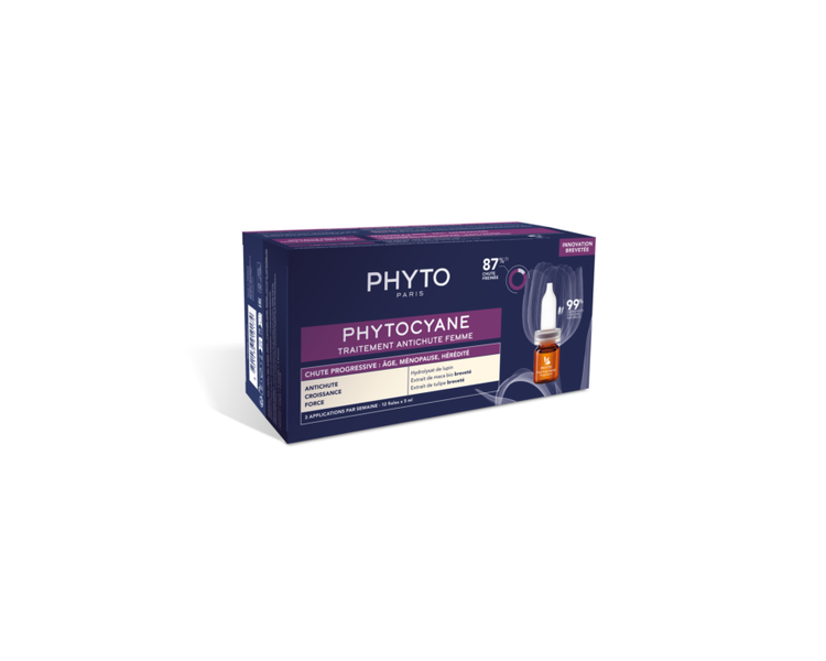 Phyto Phytocyane Hair Loss Treatment for Women Ampoules