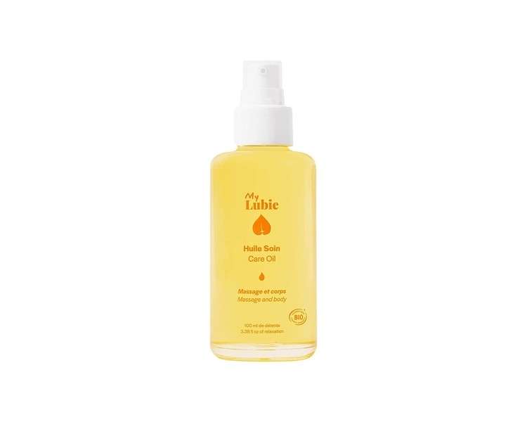 MY LUBIE Organic and Sensual Massage Oil for Couples 100ml Nourishing and Relaxing Body Oil - Made in France - Lightly Scented and Hypoallergenic