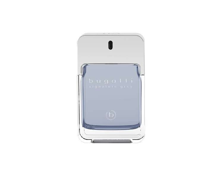 Bugatti Signature Grey Men's Perfume 100ml - Fresh Eau de Toilette with Spicy Scent for All Ages - Perfect for Any Occasion