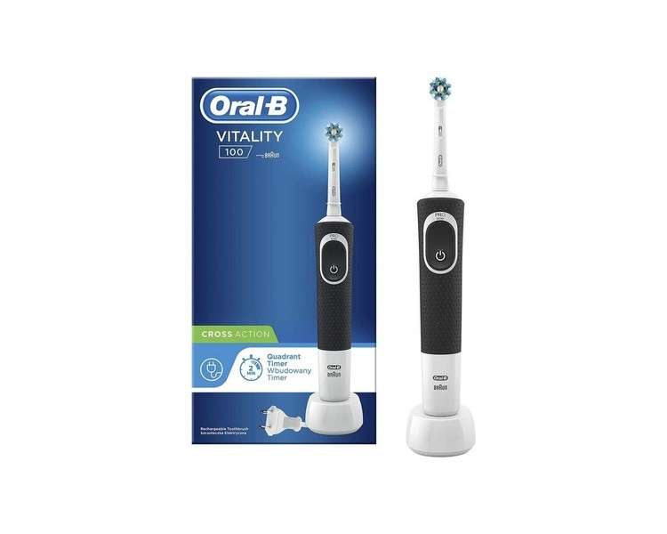 Oral-B Electric Toothbrush Vitality 100 Cross Action Black