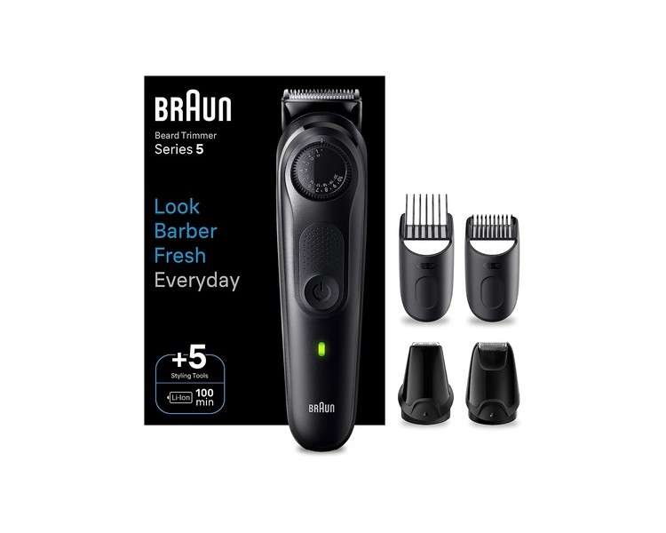 Braun Men's Electric Hair and Beard Trimmer Black/Grey