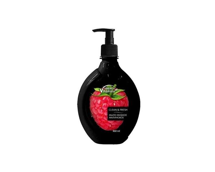 Energy of Vitamins Raspberry Liquid Soap 460ml Pump