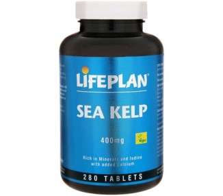 Lifeplan Sea Kelp Norwegian 400mg 280 Tablets - Pack of 2
