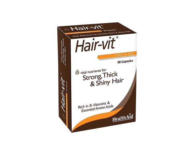 Health Aid HairVit Blister Pack 90 Capsules