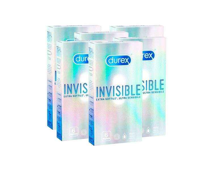 Durex Invisible Condoms 6 Units