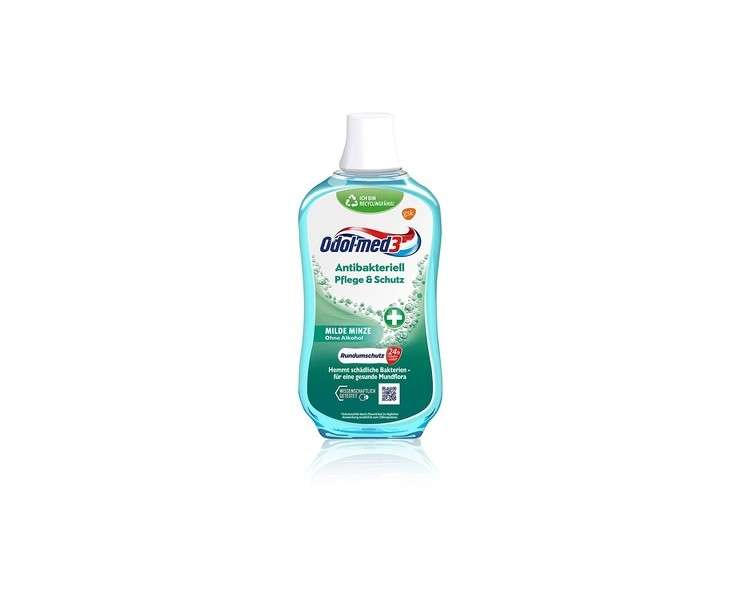 Odol-med3 Antibacterial Care & Protection Mouthwash Alcohol-Free 500ml