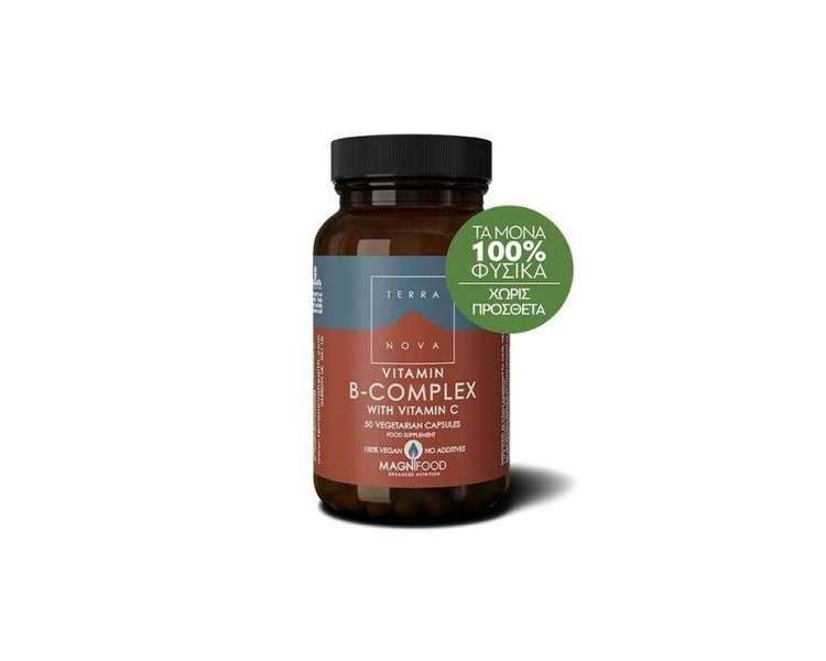 Terranova B-Complex with Vitamin C 50 Capsules