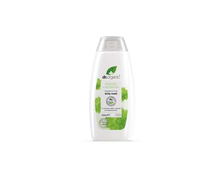 Dr. Organic Calendula Fragrance-Free Shower Gel 100g