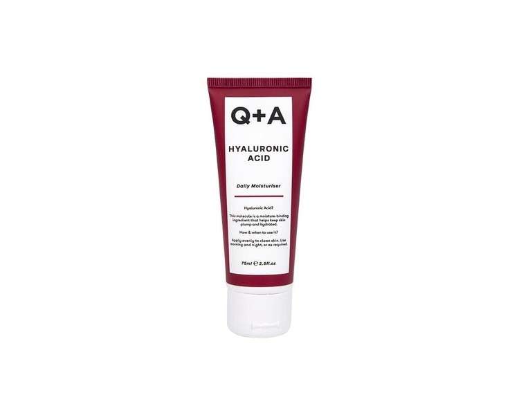 Q+A Hyaluronic Acid Daily Moisturiser 75ml - Vegan