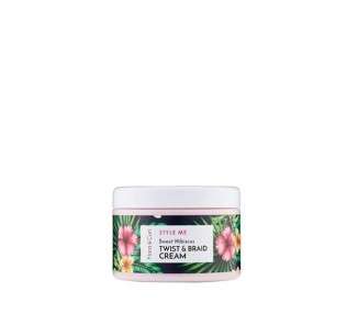 Flora & Curl Sweet Hibiscus Twist & Braid Hair Cream PH-Balanced Curling Cream 300ml