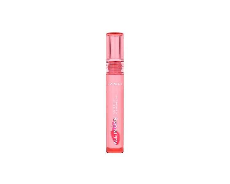 Lamel All in One Lip Tinted Plumping Oil Peachy N.401 Long-lasting Moisturizing Color