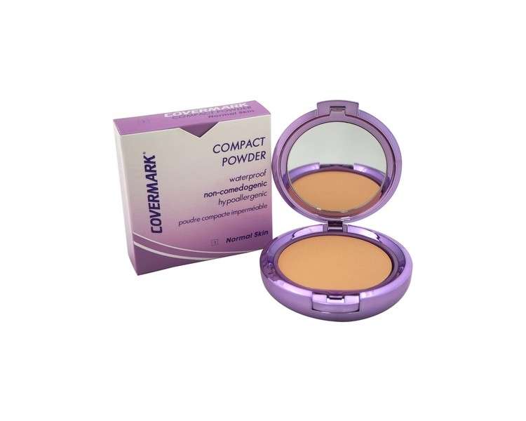 Covermark Women's Waterproof Compact Powder for Normal Skin 0.35 Ounce