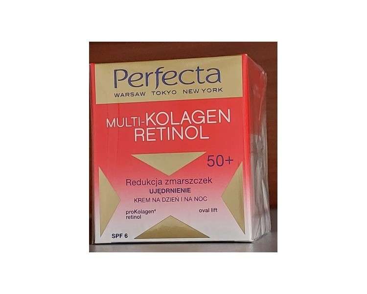 Perfecta Multi-Collagen RETINOL Firming Anti-Wrinkle Face Cream 50+ - In Foil