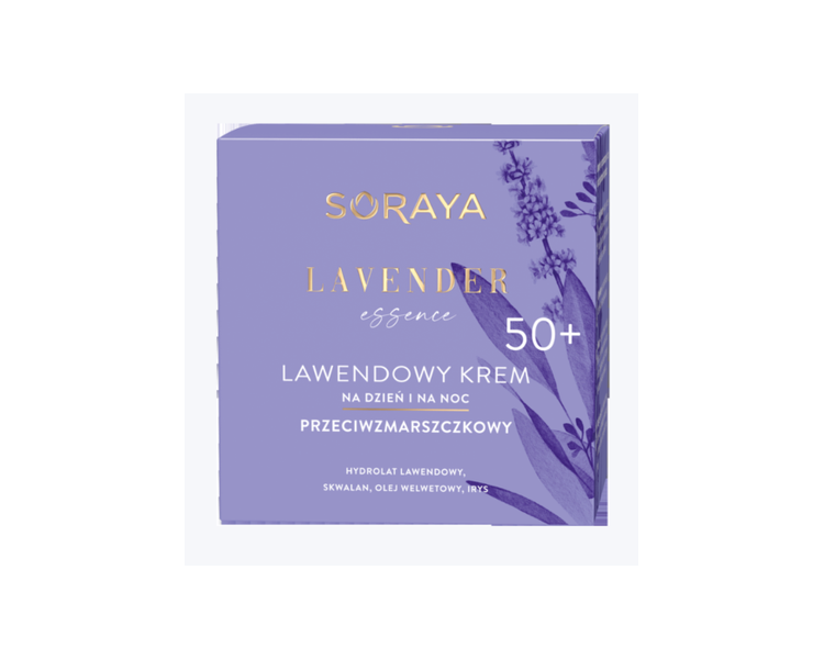 Soraya Lavender Essence Anti-Wrinkle 50+ Day & Night Cream with Velvet Flower Seed Oil