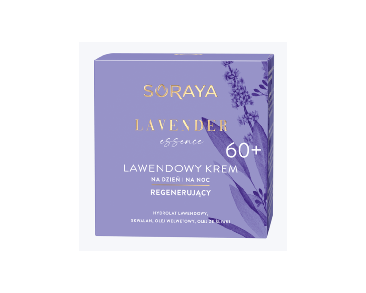 Soraya Lavender Essence Regenerating 60+ Day & Night Cream with Velvet Flower Seed Oil