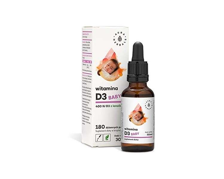 Aura Herbals AU Baby Vitamin D3 30ml