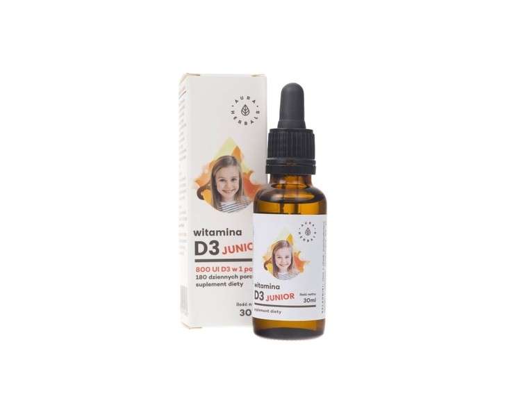 Aura Herbals Vitamin D3 Junior 800 IU Drops 30ml