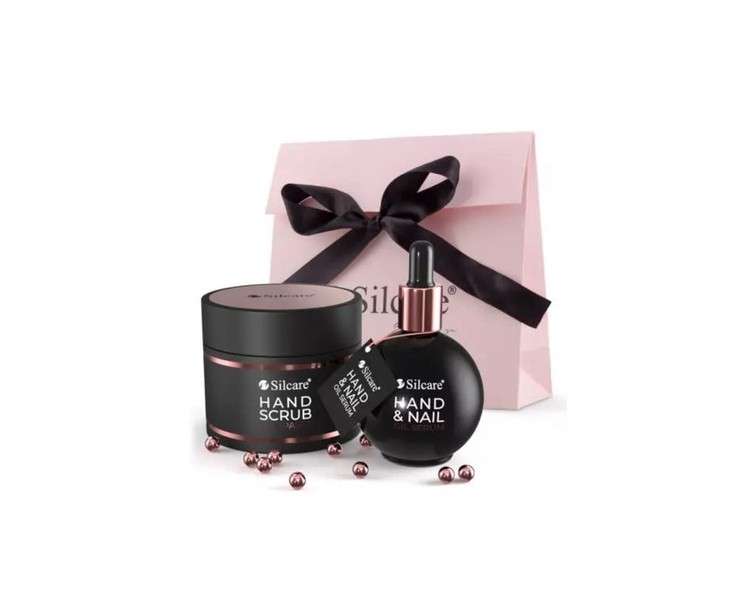 Silcare Hand and Nail Care Set So Rose! So Gold! Peeling 150ml and Serum 75ml