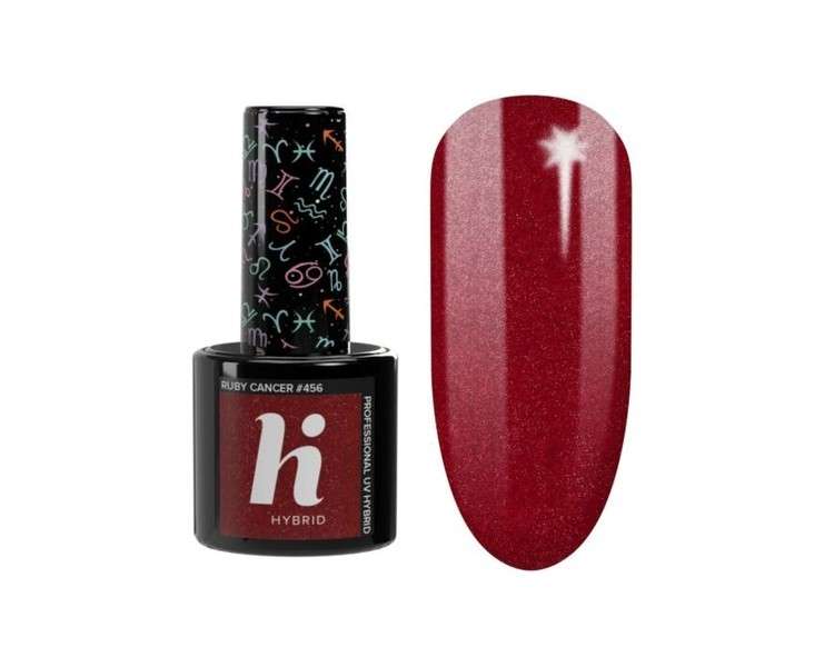 Hi Hybrid Zodiac Hybrid Nail Polish No. 456 Ruby Cancer 5ml