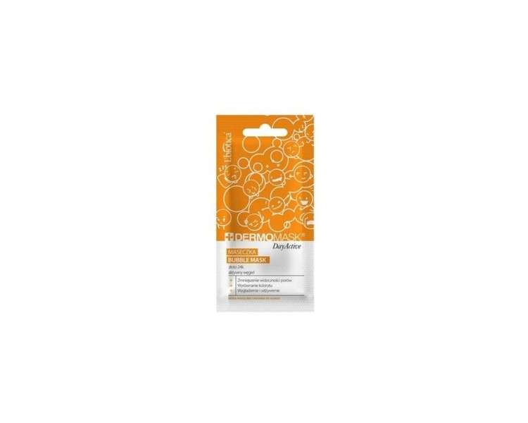 L'BIOTICA Dermomask Day Active Bubble Face Mask with 24k Gold