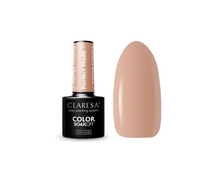 Claresa 07 Perfect Nude UV Nail Polish 5ml