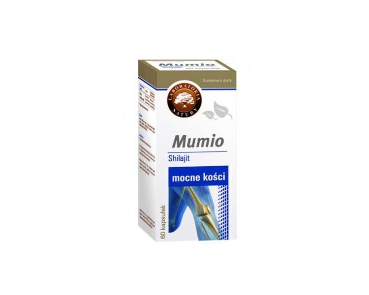 Mumio Shilajit Arthritis Bone Joint Spine Health Supplement 60 Capsules - Blitz DPD