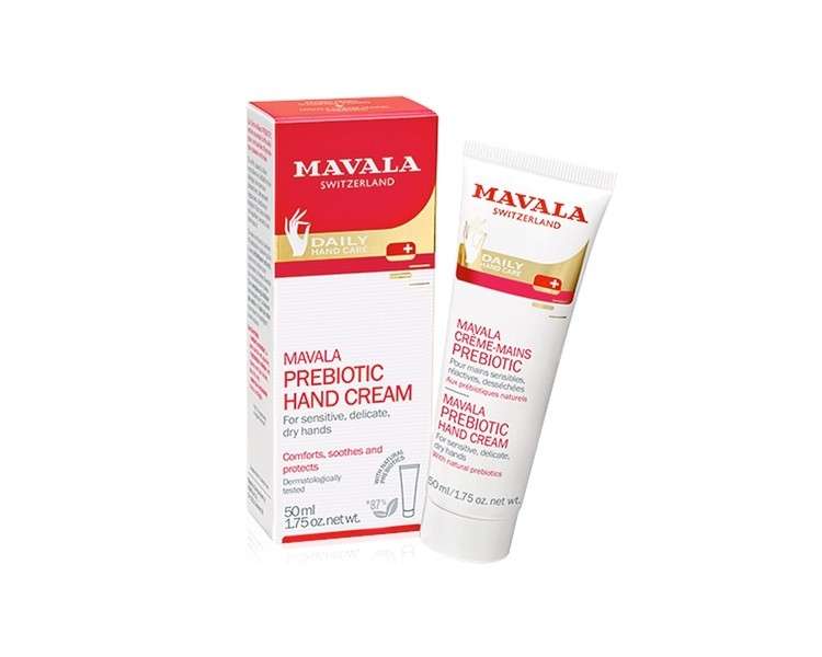 Mavala Prebiotic Hand Cream for Sensitive and Dry Hands 50ml