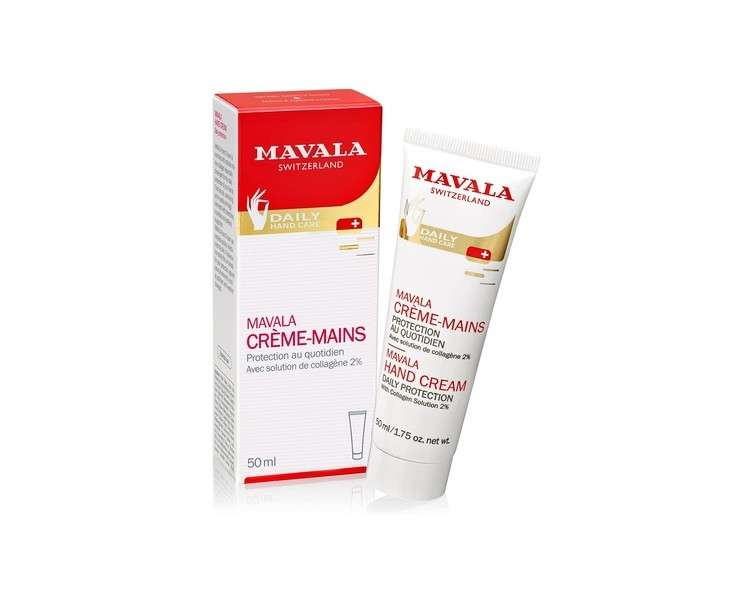 Mavala Hand Cream Moisturizing And Protecting With Collagen 50ml