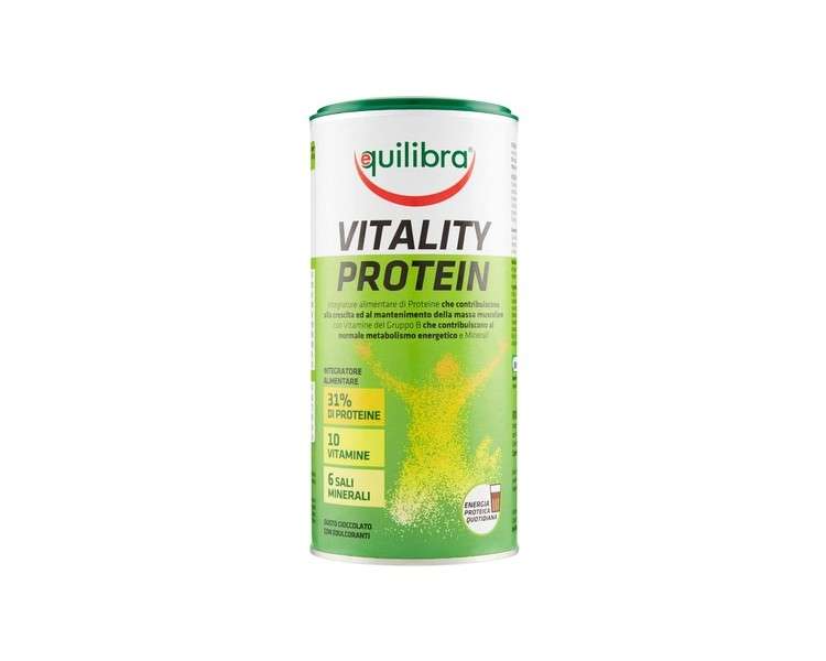 Equilibra Vitality Protein Chocolate Flavored Soluble Powder with 10 Vitamins and 6 Minerals 260g