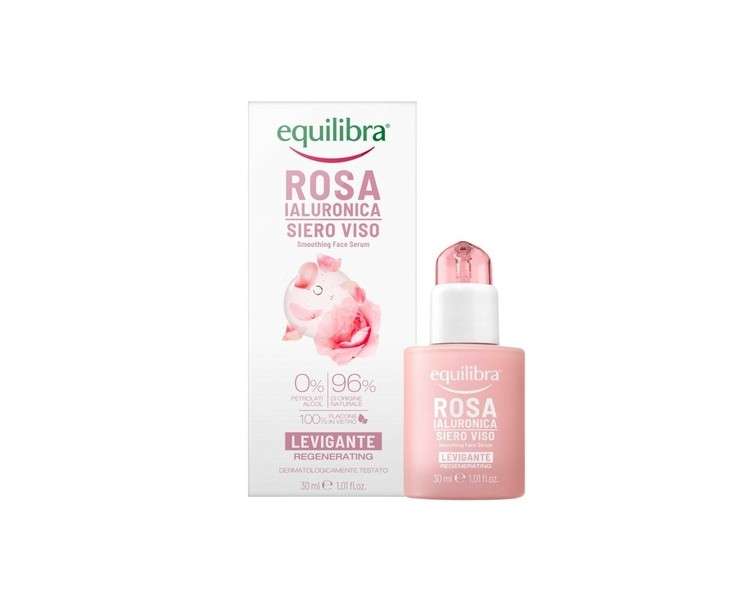 Equilibra Rosa Smoothing Serum with Hyaluronic Acid 30ml