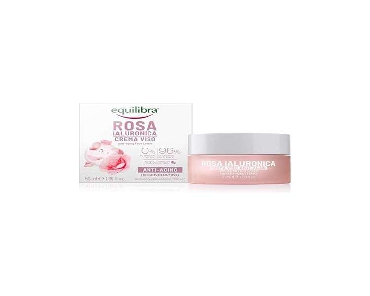 Equilibra Hyaluron-Rose Face Anti-Aging Cream with Damask Rose and Hyaluronic Acid 50ml