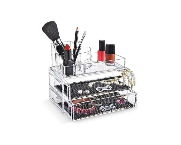 Direct Retail Products Acrylic Makeup Organizer with Drawers - Large and Transparent