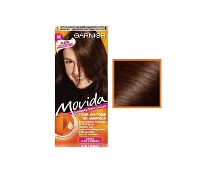 Movida Semi Permanent Hair Dye Coloration N35 Brown