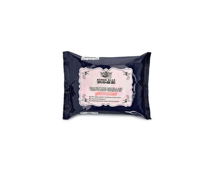 Acqua Alle Rose Sensitive Skin Makeup Remover Wipes 20 Wipes