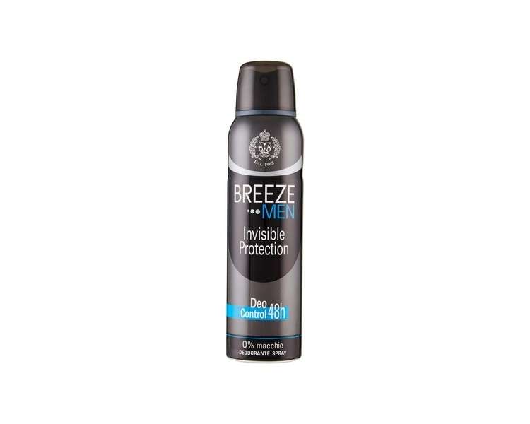 Breeze Deodorant Spray for Men Invisible 150ml