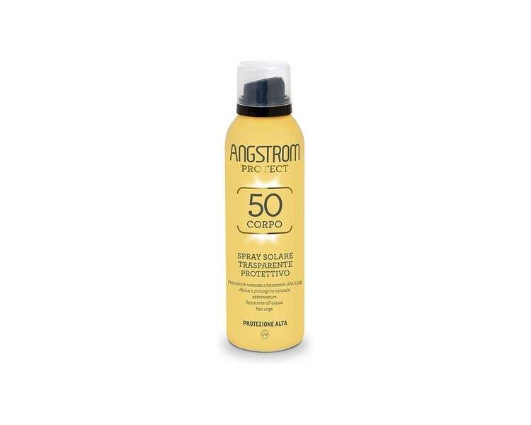 ANGSTROM Protect Spray Solare Corpo Trasparente SPF50 150ml